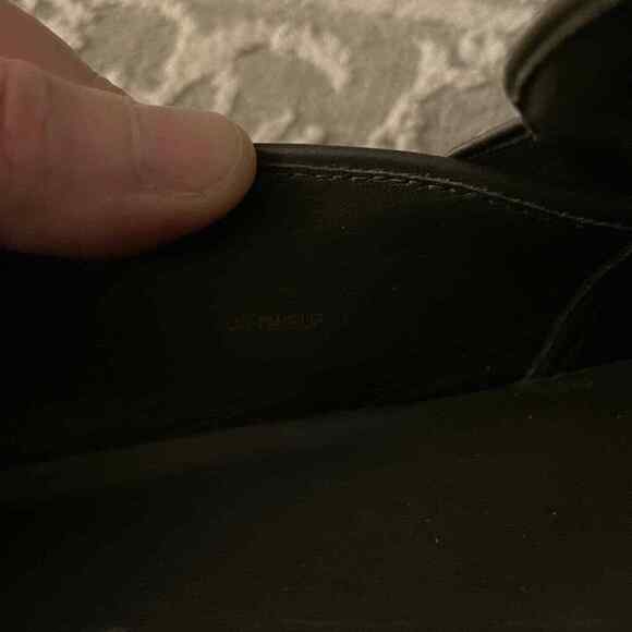 Vince Dark Gray Blair Textured Leather Slip On Sneakers - Size 7 - Casual Shoes - Picture 9 of 9